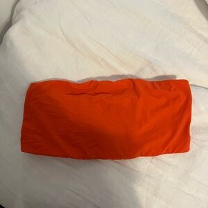 Auden Bold Orange Bandeau Top